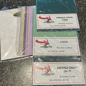 5 Club scrap sets of coordinating card stock